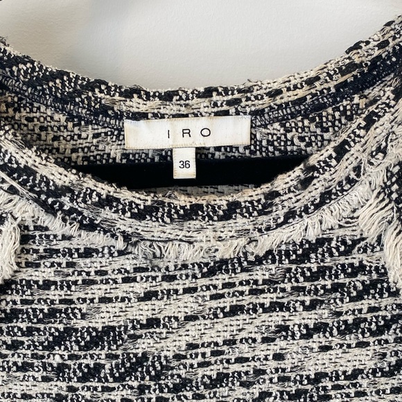IRO B&W Tweed Top * - Picture 8 of 9